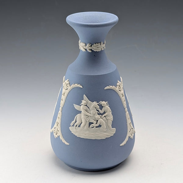 英國復古 Wedgwood Jasperware 淡藍色花瓶